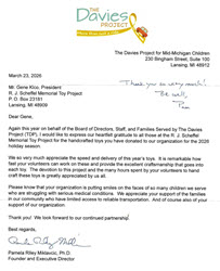 Davies Project Ltr